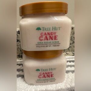 Tree Hut Candy Cane Shea Sugar Scrub holiday edition! 2 Jars